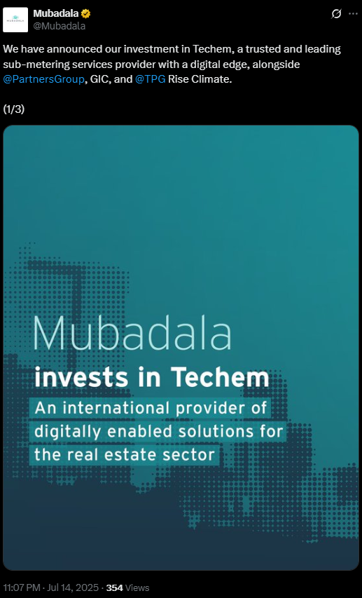 君子配资 阿布扎比主权基金参与79亿美元德国Techem收购案，推动房地产减碳转型