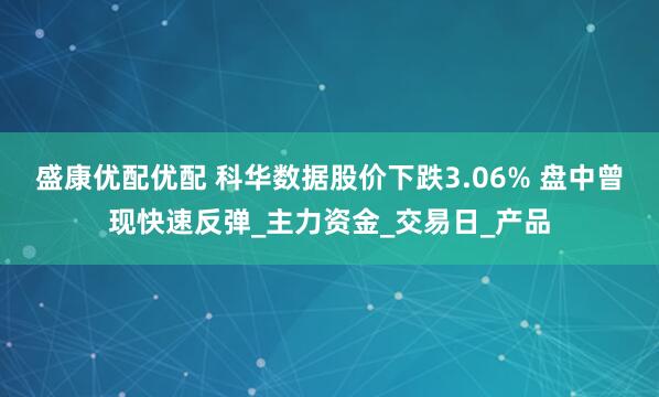 盛康优配优配 科华数据股价下跌3.06% 盘中曾现快速反弹_主力资金_交易日_产品